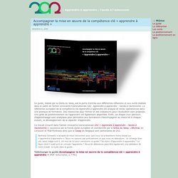 Accompagner la mise en œuvre de la compétence-clé « apprendre à