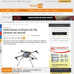 Accord de collaboration entre Delta Drone et Drone Air Fly