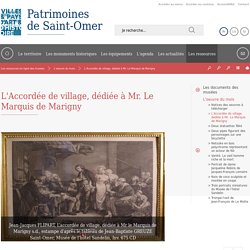 L'Accordée de village, dédiée à Mr. Le Marquis de Marigny