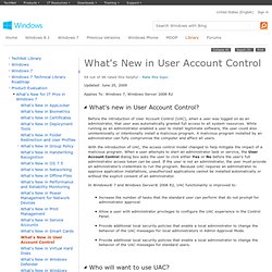 What's New in User Account Control in Windows 7 and Windows Server 2008 R2