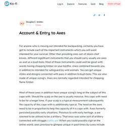 Account & Entry to Axes - Ko-fi ❤️ Where creators get paid by fans, with a 'Buy Me a Coffee' Page.