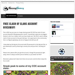 free coc account