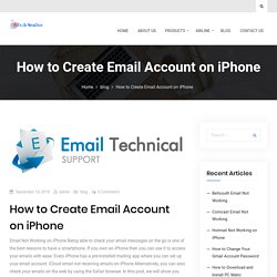 How to Create Email Account on iPhone