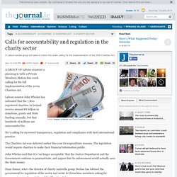 Calls for accountability and regulation in the charity sector