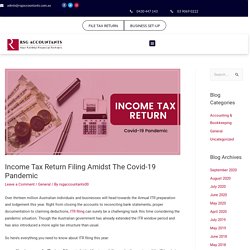 Income Tax Return Filing with best Accountant in Melbourne - RSG Accountants