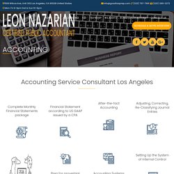 Leon Nazarian Tax Accountant in Los Angeles