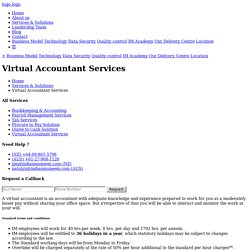 Virtual accounting Services