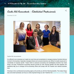 Castle Hill Accountants - Established Professionals