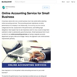 Online Accounting Service for Small Business