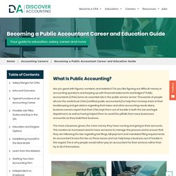 Public Accounting - Public Accountant Salary, Career & Degree Guide - Discover Accounting