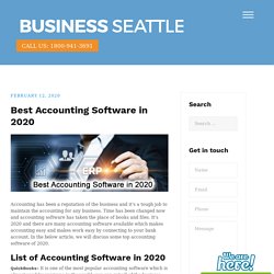 Best Accounting Software in 2020- BusinessSeattle.us