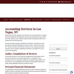 Accounting in Las Vegas, NV