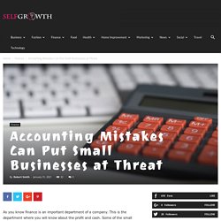 Accounting Mistakes Can Put Small Businesses at Threat