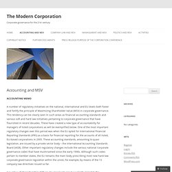 The Modern Corporation
