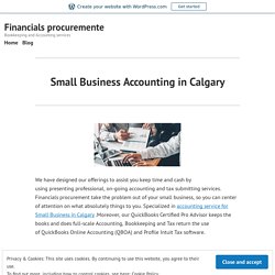 Small Business Accounting in Calgary – Financials procuremente