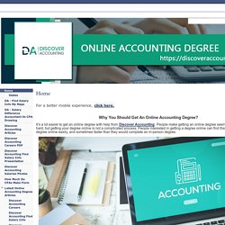 Discover Accounting: Accounting Career & Education Guide Simplified