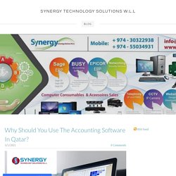 Why Should You Use The Accounting Software In Qatar? - SYNERGY TECHNOLOGY SOLUTIONS W.L.L