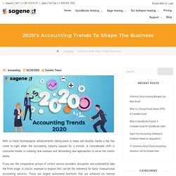 Accounting Trends 2020: Shaping the Accounting Future Ahead