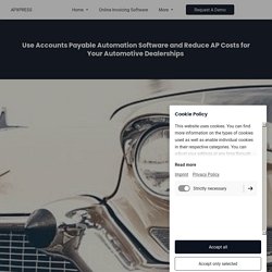 Accounts Payable Automation Software for Automotive Business - APXPRESS