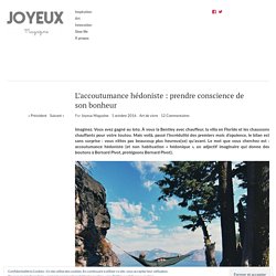 L’accoutumance hédoniste