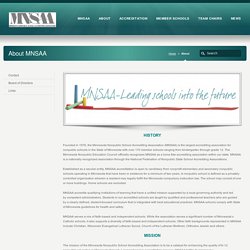 About « Minnesota Nonpublic School Accrediting Association