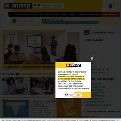 Onisep - Quel métiers pour moi?