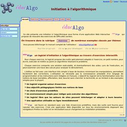 Accueil-éducAlgo