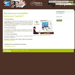 Accueil - E-portfolio - Université de la Réunion