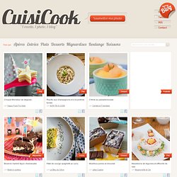 Accueil - Recettes de cuisine & Photographie culinaire - Blogs culinaires, recettes en images − Cuisicook