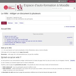 Accueil Wiki