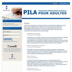 www.PILA.centrefora.on.ca
