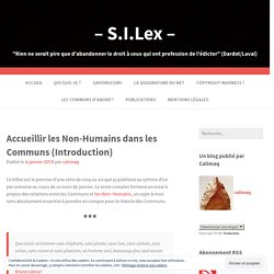 Accueillir les Non-Humains dans les Communs (Introduction)