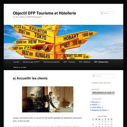 Objectif DFP Tourisme et Hôtellerie