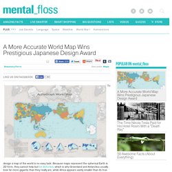 A More Accurate World Map Wins Prestigious Japanese Design Award