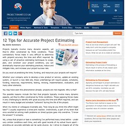 12 Tips for Accurate Project Estimating