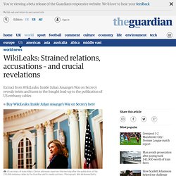 WikiLeaks: Strained relations, accusations – and crucial revelations