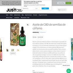 Aceite de CBD de semillas de cáñamo