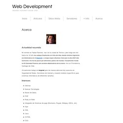 Acerca - Web Development