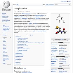 Acetylcysteine