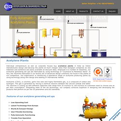 Industrial Acetylene Gas Plants Exporter UK