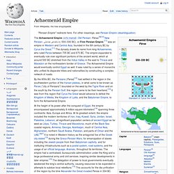 Achaemenid Empire