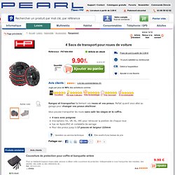 Achat/Vente 4 Sacs de Transport pour Roues de Voiture