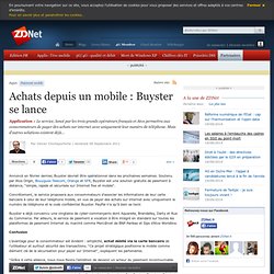 Achats depuis un mobile : Buyster se lance