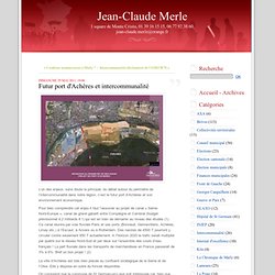 Futur port d'Achères et intercommunalité - Jean-Claude Merle