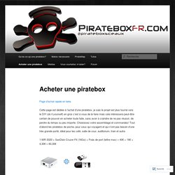Acheter une piratebox