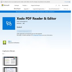 Xodo PDF Reader & Editor : lire et annoter vos pdf