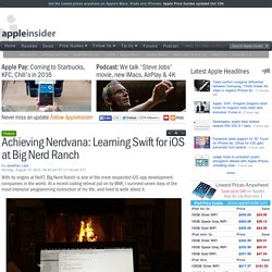 Achieving Nerdvana: Learning Swift for iOS at Big Nerd Ranch