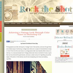 Achieving a Vintage Look Through Color Tones in Photoshop CS - StumbleUpon