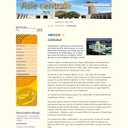 Achkhabad - Asie-centrale.com