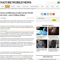 *****Ecosystem services: Ocean Acidification Could Cost the World its Coral... and a Trillion Dollars